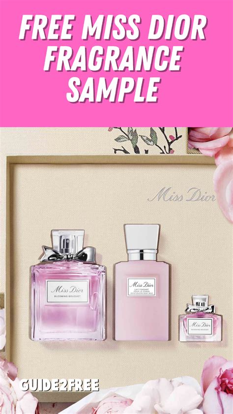 dior perfume sample box